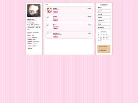 subpages/links screenshot