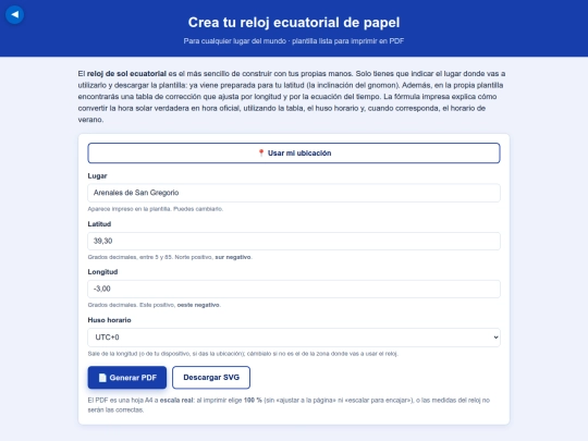 Movil/reloj_ecuatorial_papel screenshot