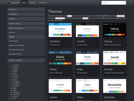 themes screenshot