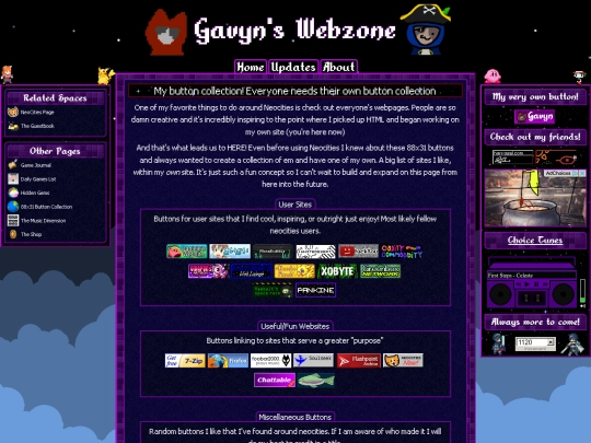 buttons screenshot