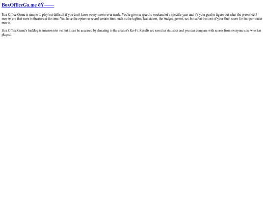 daily/boxofficegame screenshot