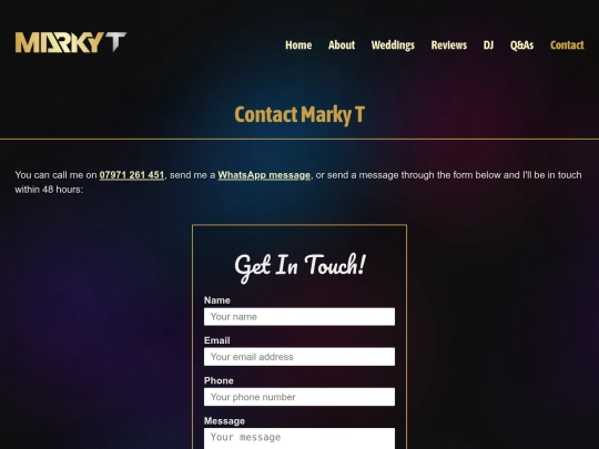 contact screenshot