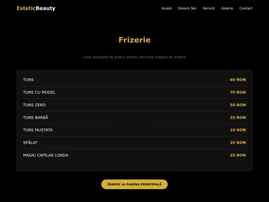 frizerie screenshot