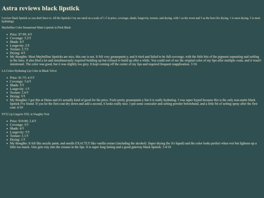 blacklipstick screenshot