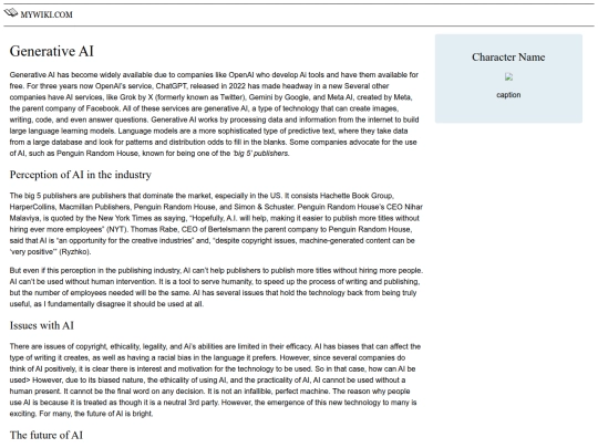 mywiki screenshot