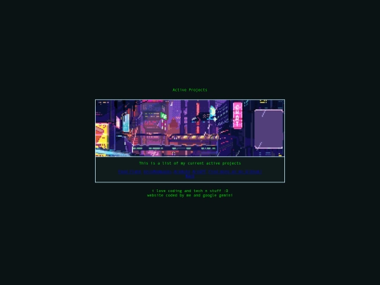 projects screenshot