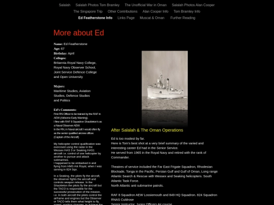Ed_Featherstone_Info screenshot
