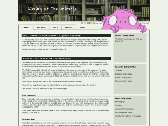 library screenshot