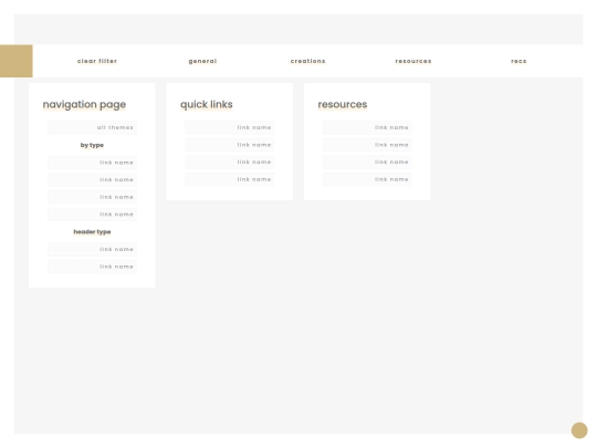 links screenshot