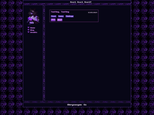blog screenshot