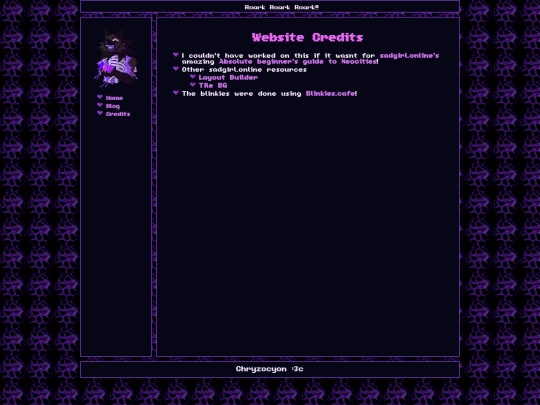 credits screenshot