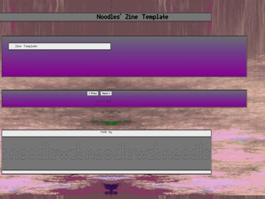 zineTemplate1 screenshot