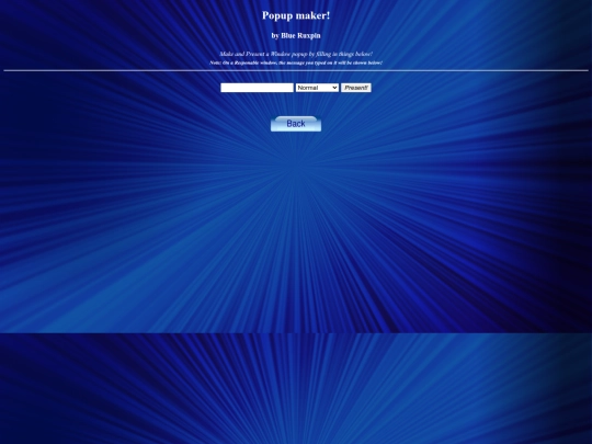 Popup screenshot