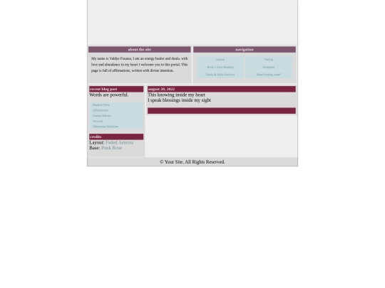 pages/affirmations screenshot