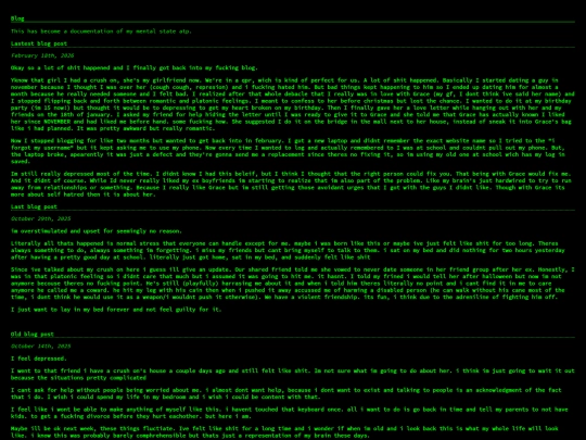 blog screenshot