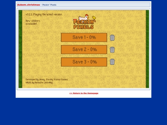 dukem/games/peckinpixels screenshot