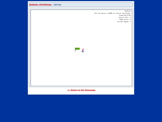 dukem/games/skifree screenshot