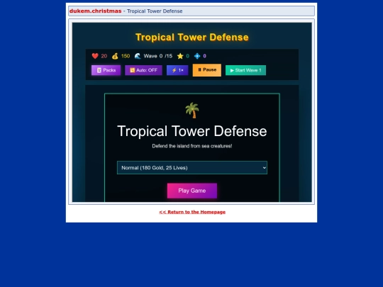 dukem/games/tropicaltd screenshot
