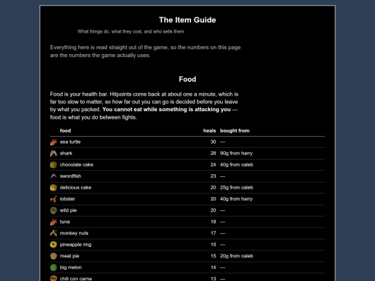 itemguide screenshot