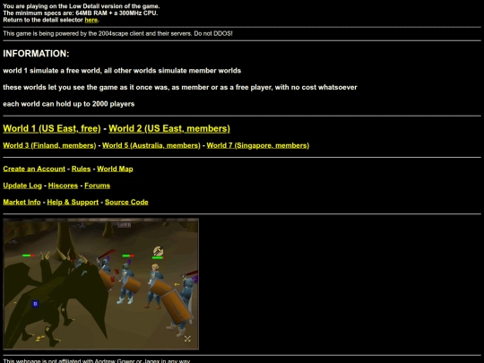lores screenshot