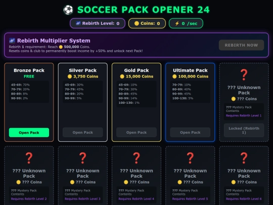 soccerpacks screenshot