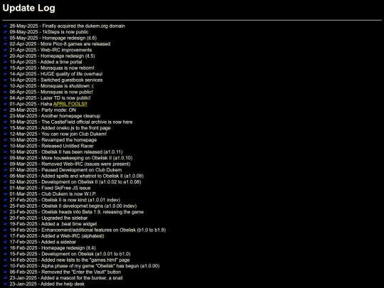 updatelist screenshot