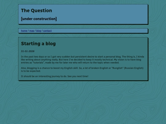 blogs/starting screenshot