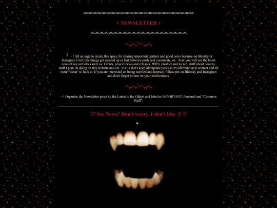 NEWSLETTER screenshot