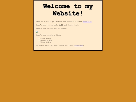 test screenshot