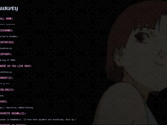wired/about/survey screenshot