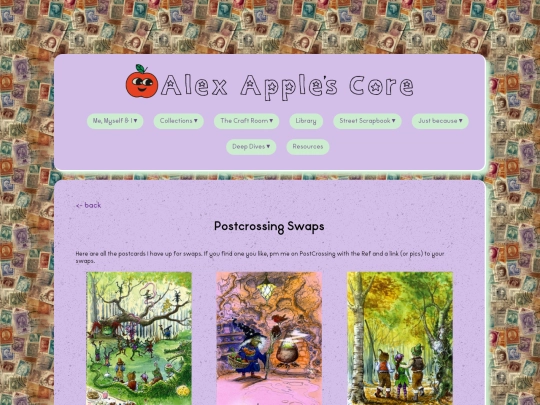 collections/postcrossing/swaps/swaps screenshot