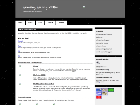 characters screenshot