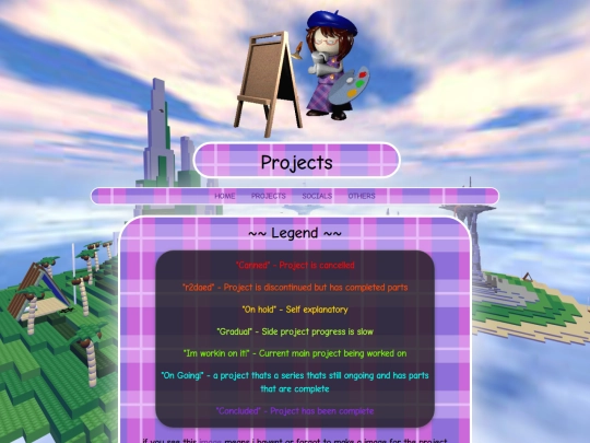 projects screenshot