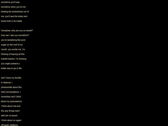 writings/honeybee screenshot