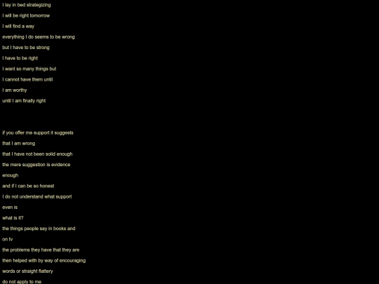 writings/support screenshot