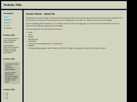 AboutMe screenshot