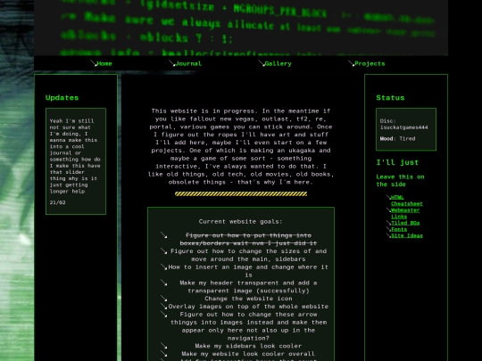 index screenshot