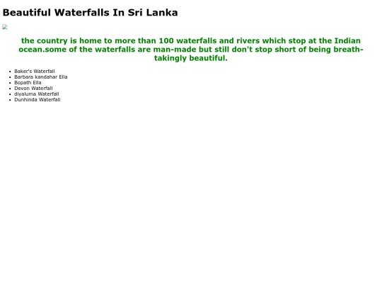 Waterfalls screenshot
