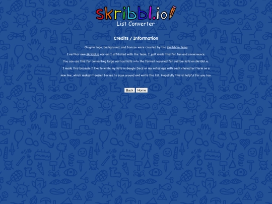 skribbl/credits screenshot