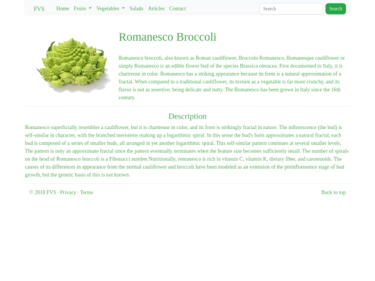 broccoliromanesco screenshot