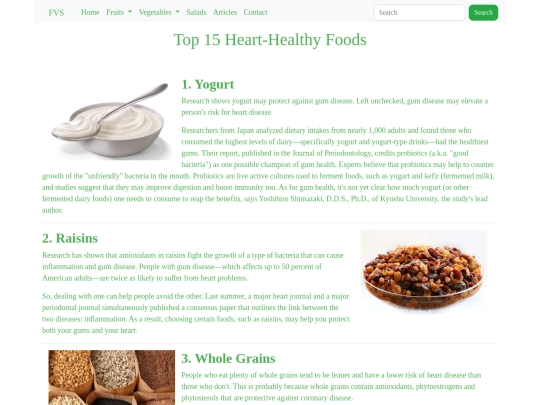 heart-healthy screenshot