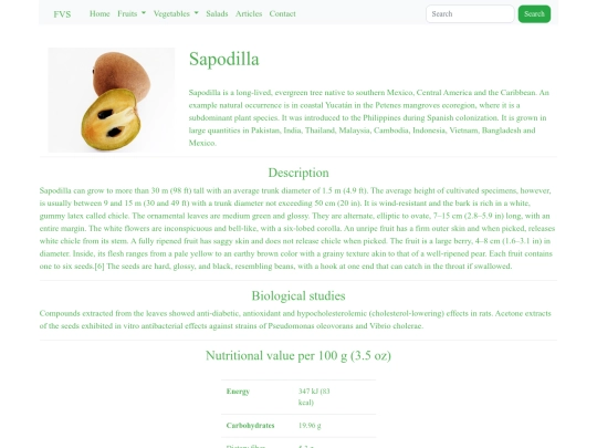 sapodilla screenshot