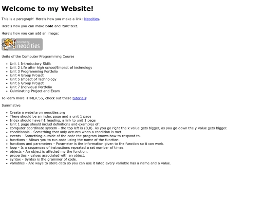 index screenshot