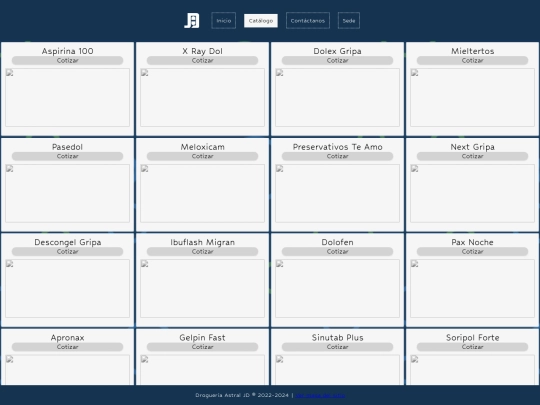 catalogo screenshot