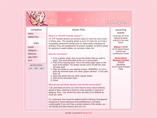 html/stickerfaq screenshot