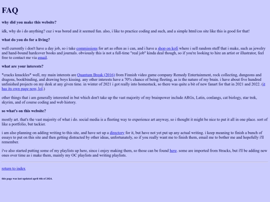 faq screenshot