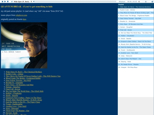 playlists/fandom/paul-mix screenshot