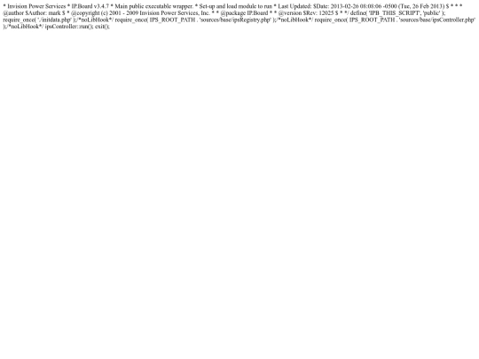 index screenshot