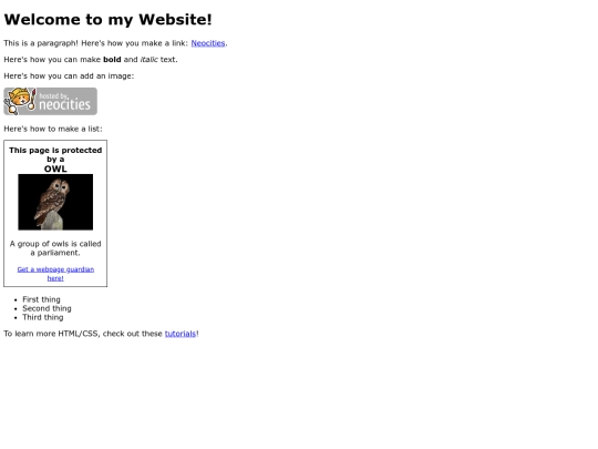 index screenshot