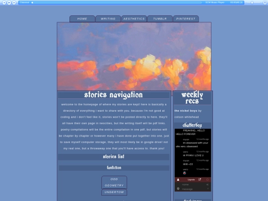 stories/storiesnav/storiesnav screenshot